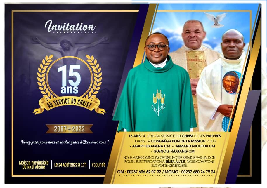 15 YEARS OF PRIESTLY ORDINATION