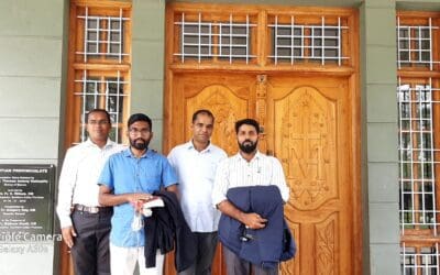 Quattro missionari di India del Sud nella missione in Malawi